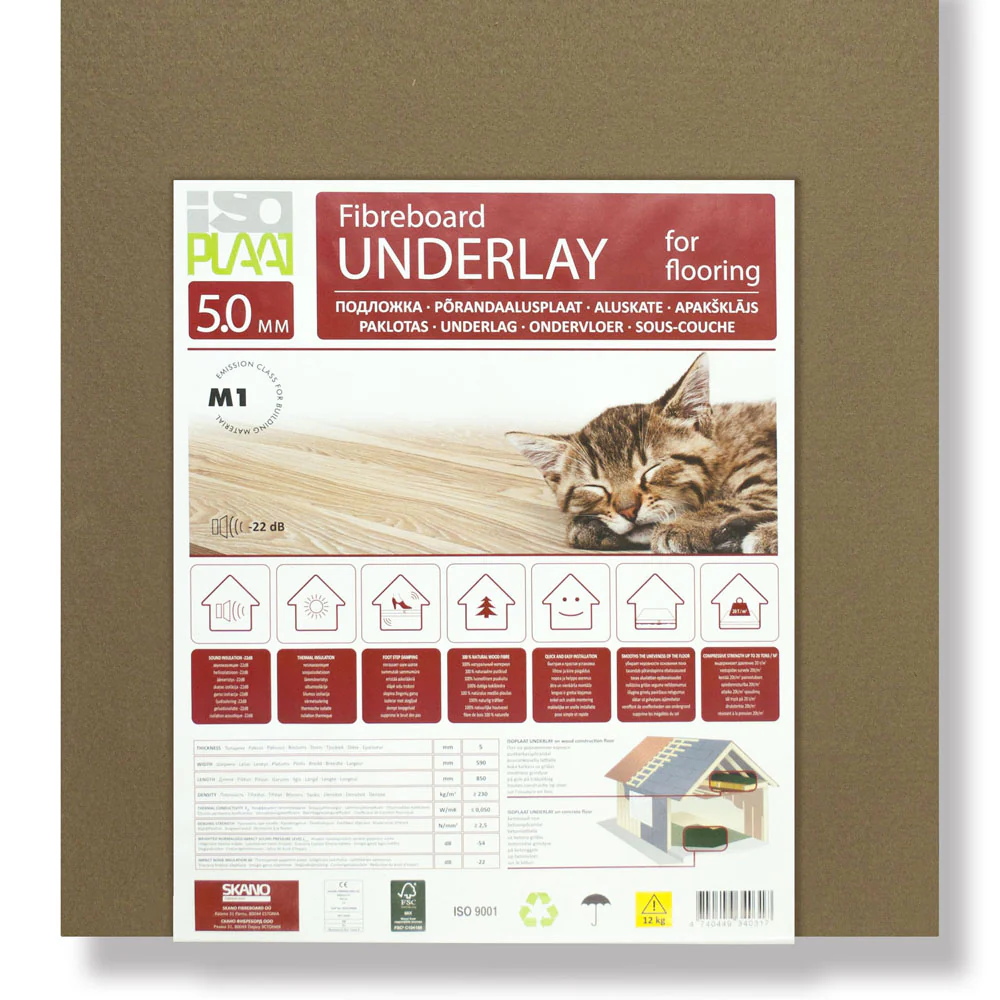 5mm Premium Fibreboard Underlay - Image 5