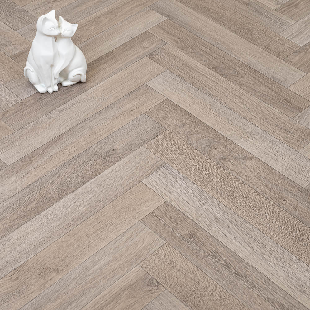 Alaska 592 Vintage Herringbone Wood Vinyl Flooring