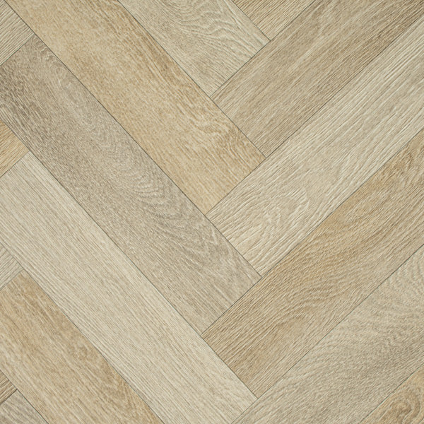 Ancares Herringbone Grege Goliath 450 Vinyl Flooring by Tarkett Clearance - Image 3
