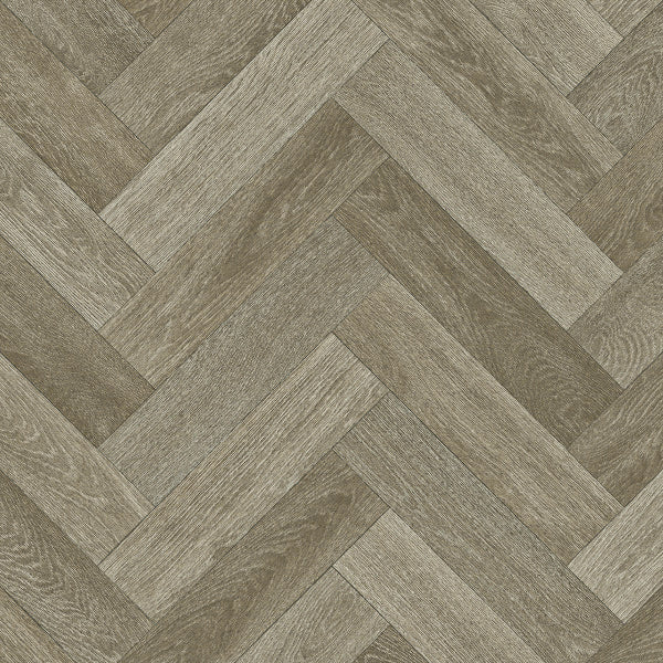 Ancares Herringbone Grey Modena Vinyl Flooring - Image 3