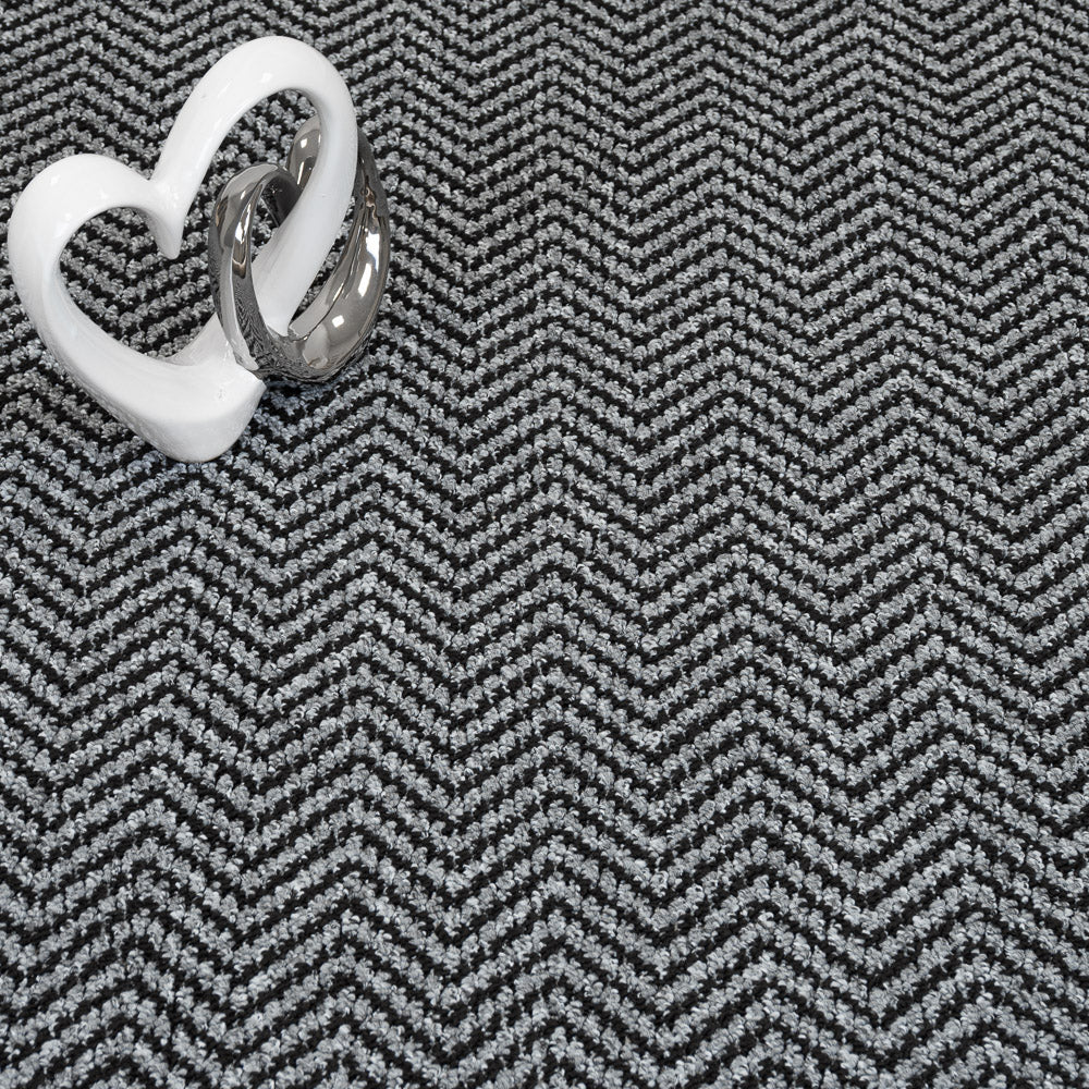 Anthracite 2027 Chile Herringbone Loop Carpet