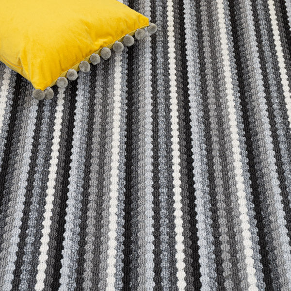 Anthracite 6927 Multi Stripe Loop Carpet - Image 2