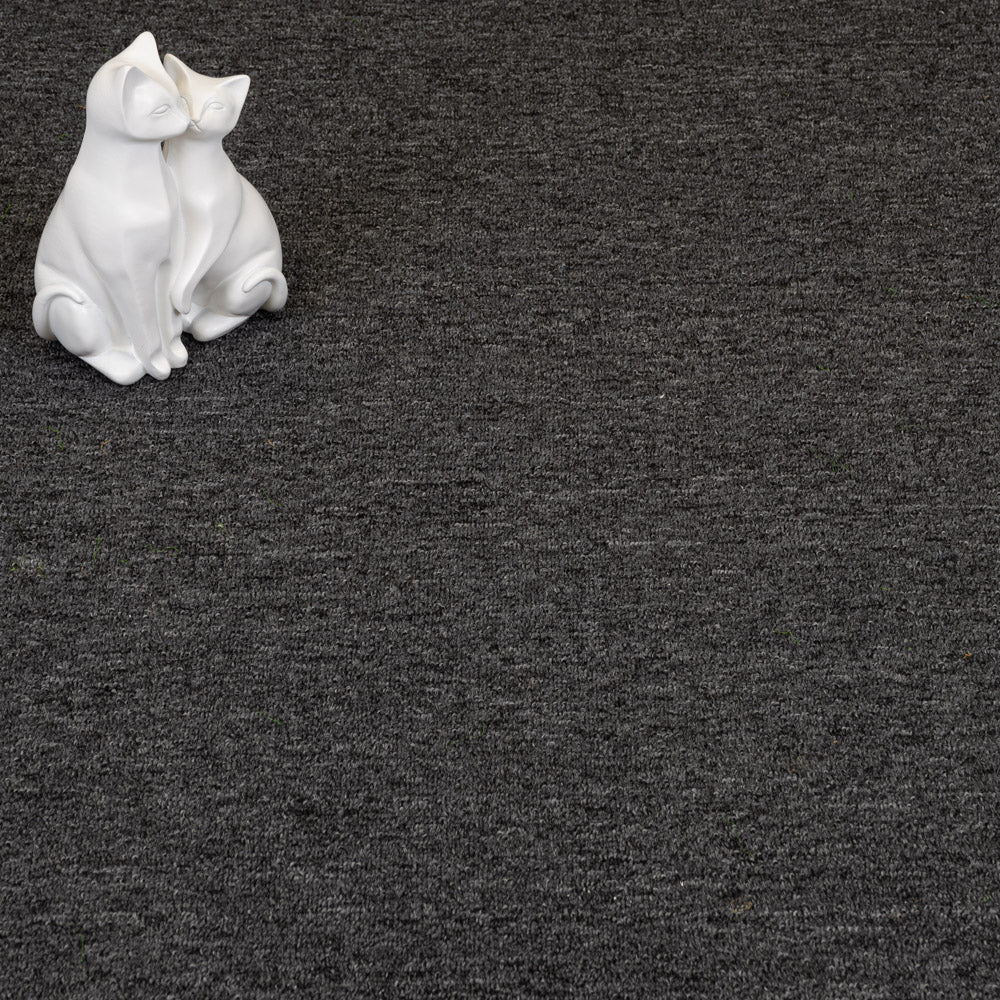 Anthracite Runic Loop Carpet 3.66m Wide Clearance