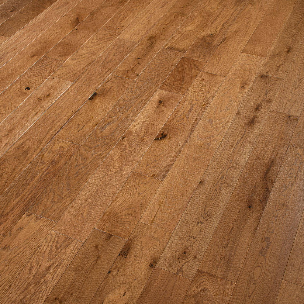 Antique Oak Random Length Plank 12/2mm Engineered Wood Flooring - Image 3