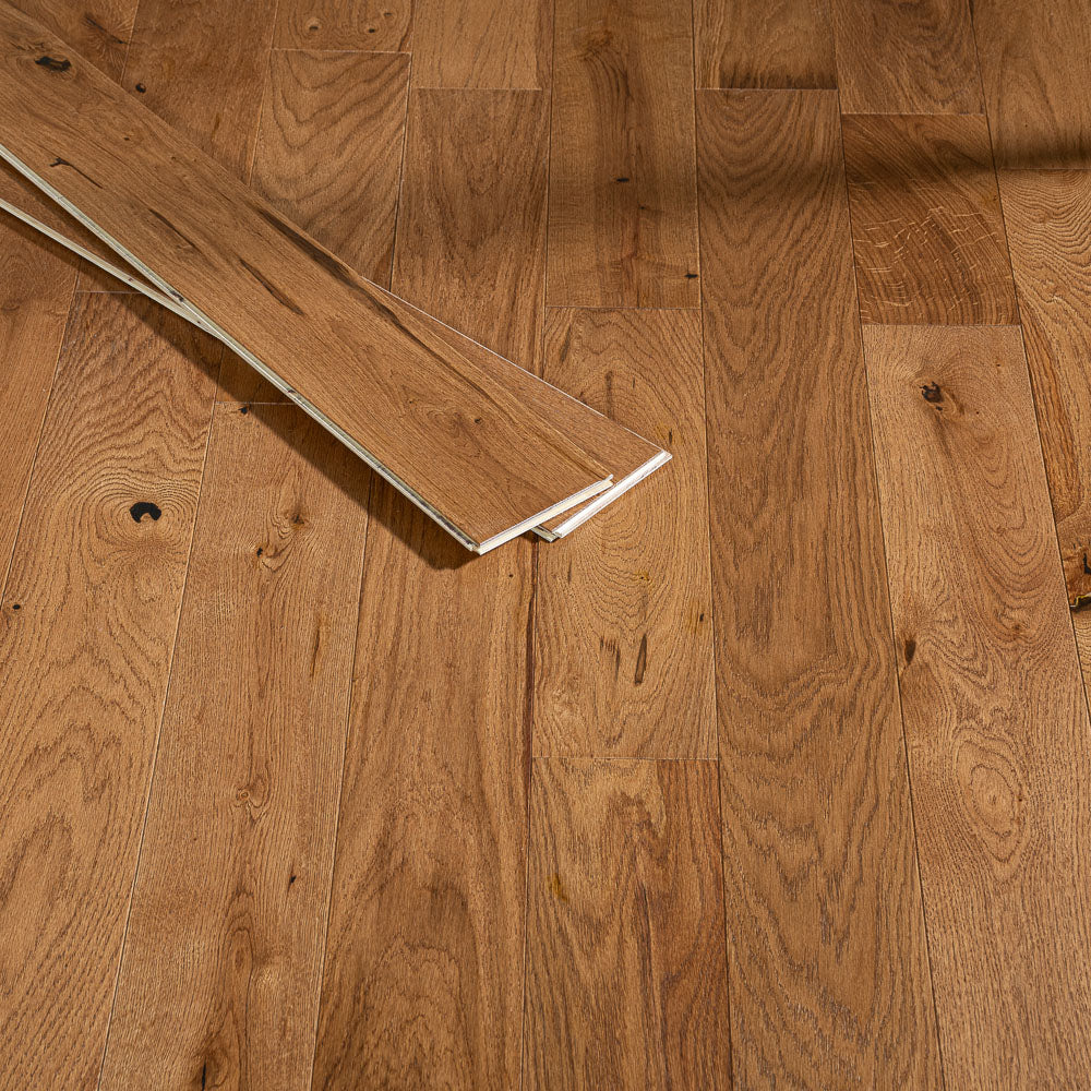Antique Oak Random Length Plank 12/2mm Engineered Wood Flooring - Image 5