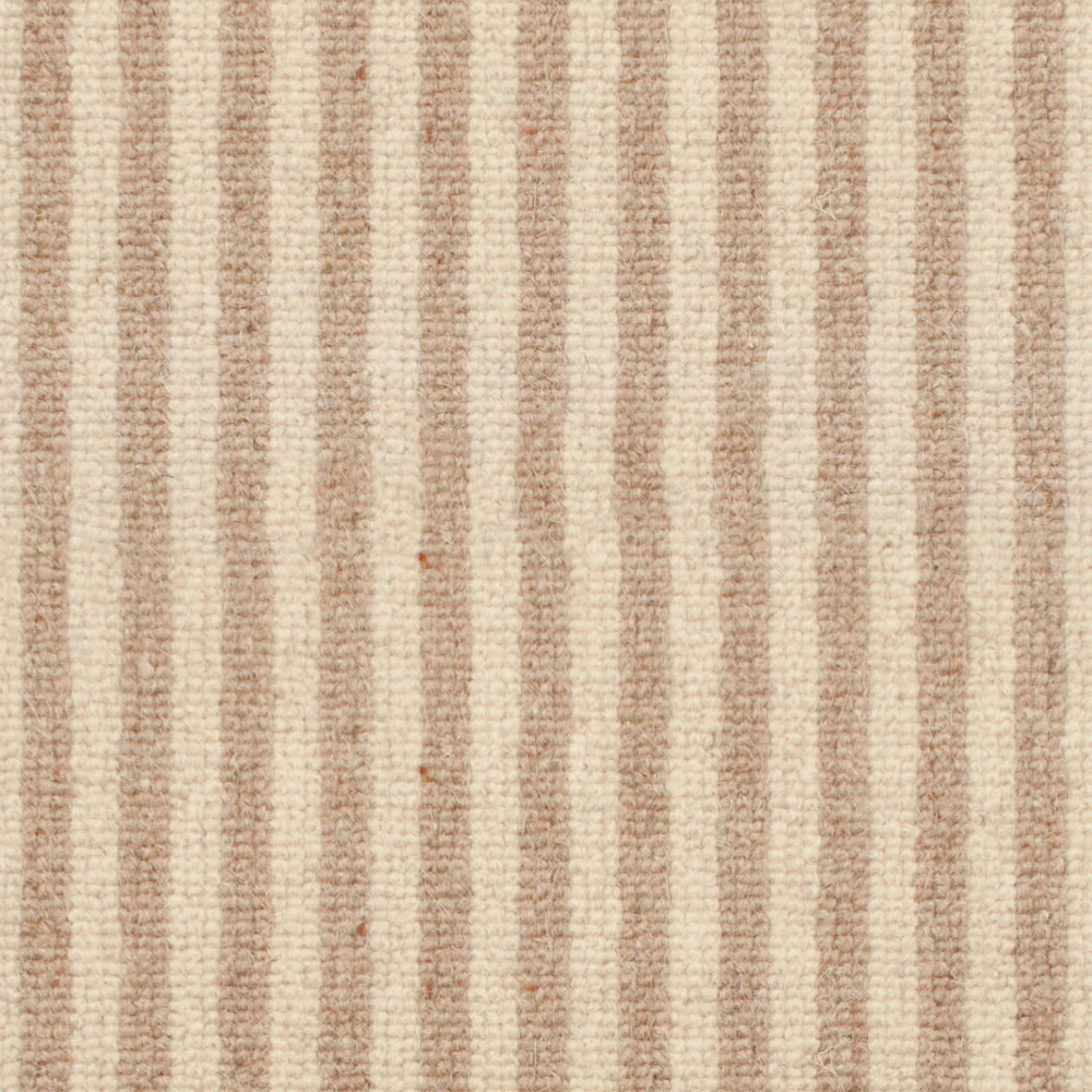Bamboo Beach 85 Lothian Wool Berber Striped Carpet - Image 3