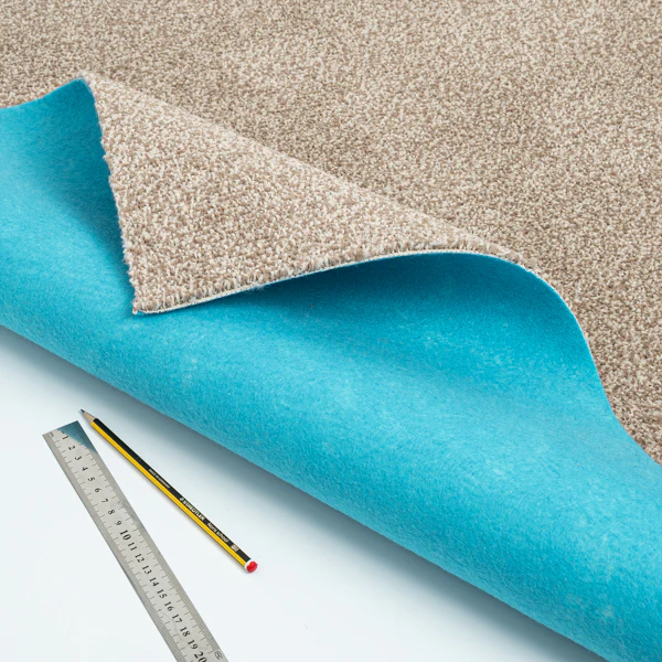 Beige Miro Saxony Feltback Carpet - Image 4