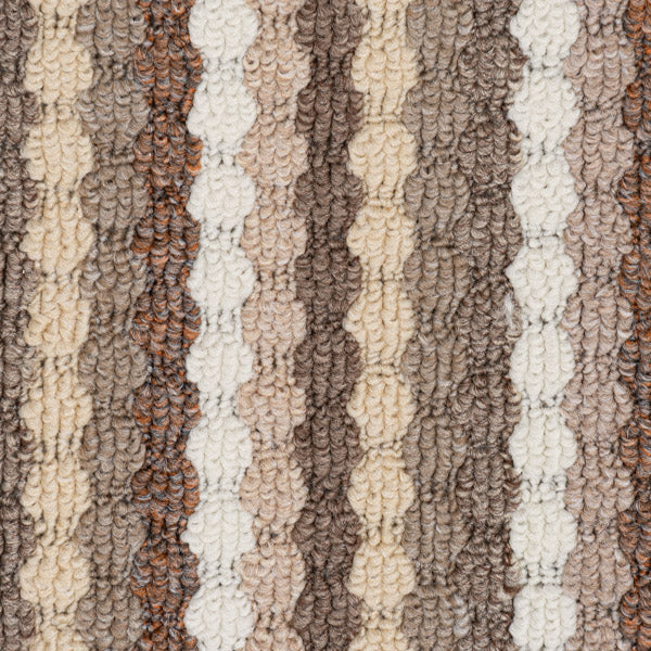 Beige 6914 Multi Stripe Loop Carpet - Image 3