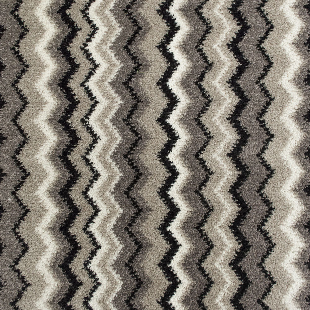 Beige Zig Zag Carpet
