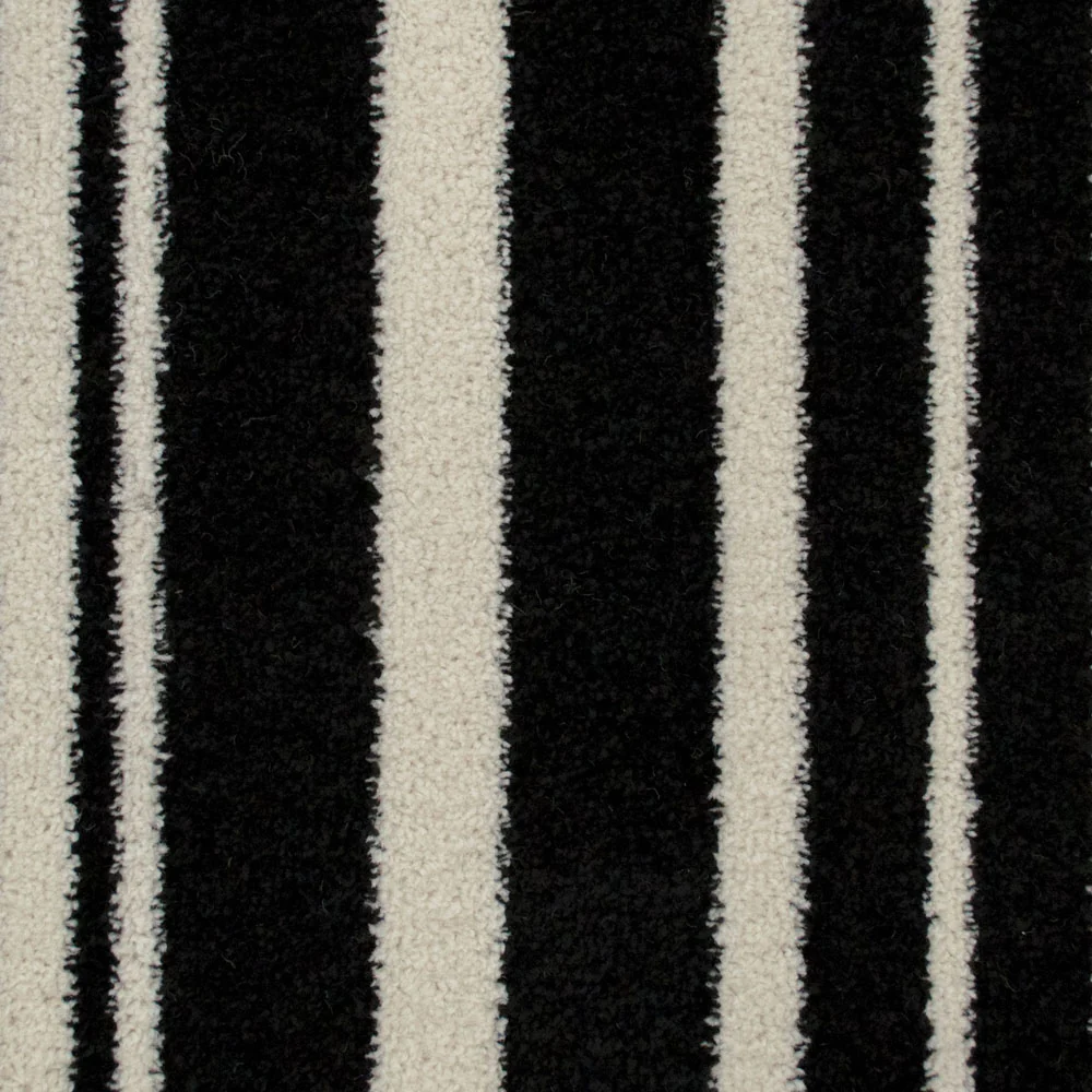 Black 990 Pop Art Striped Carpet - Image 2