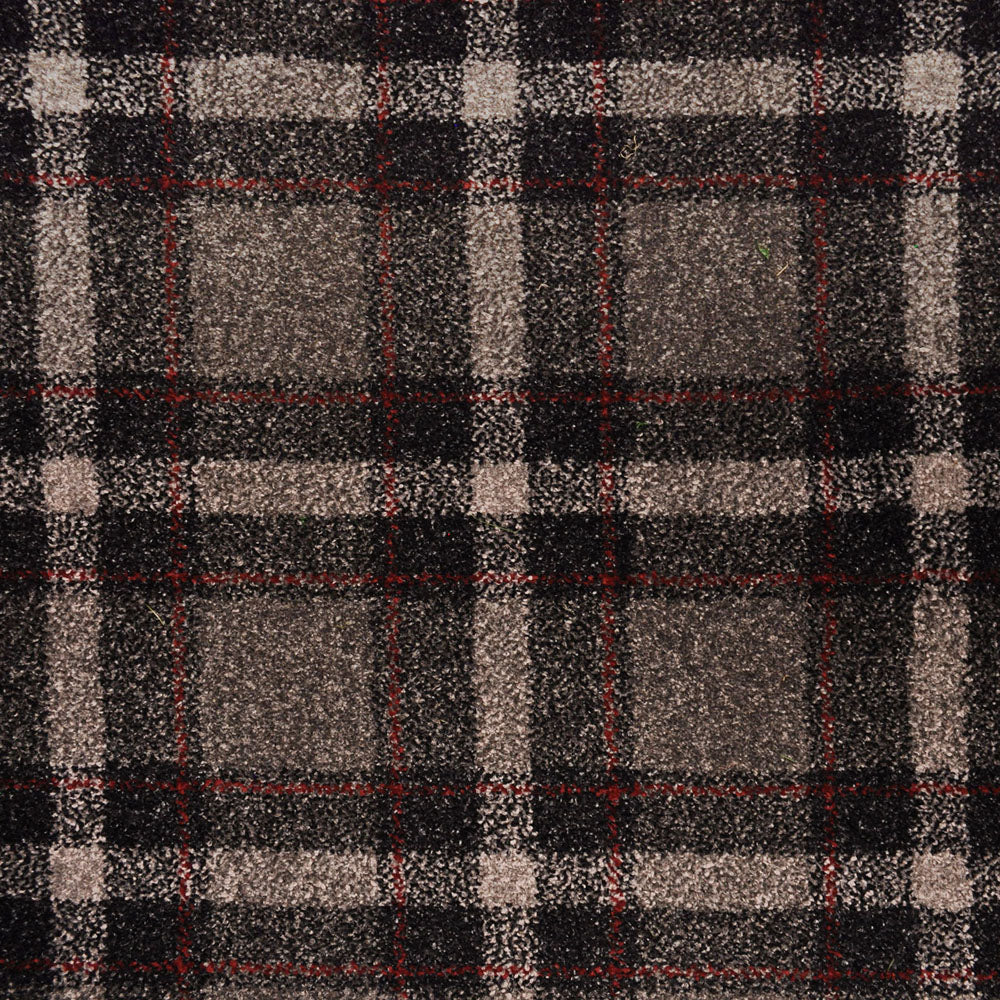 Black Red Dali Tartan Carpet