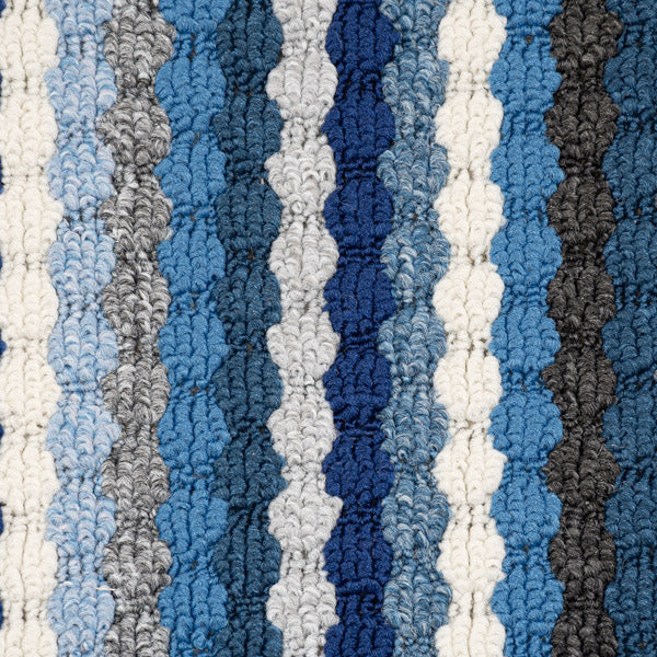 Blue 6936 Multi Stripe Loop Carpet - Image 3