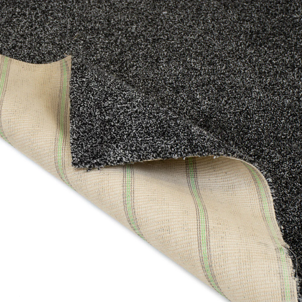 Carbon Grey Polaris Luxury Saxony Carpet - Image 4
