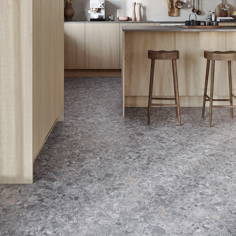 Ceppo Dark Grey Iconik 260 Vinyl Flooring