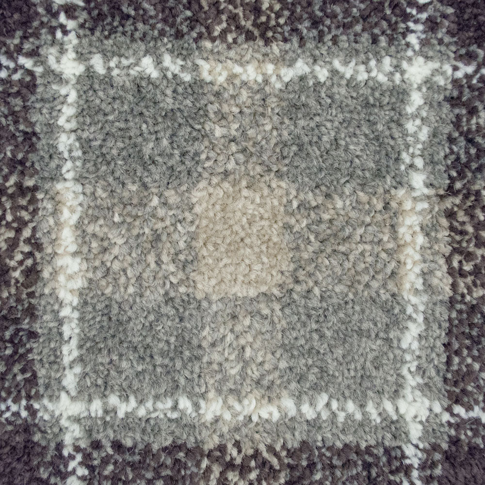 Chocolate & Grey Tartan Castle Wilton Carpet - Image 3