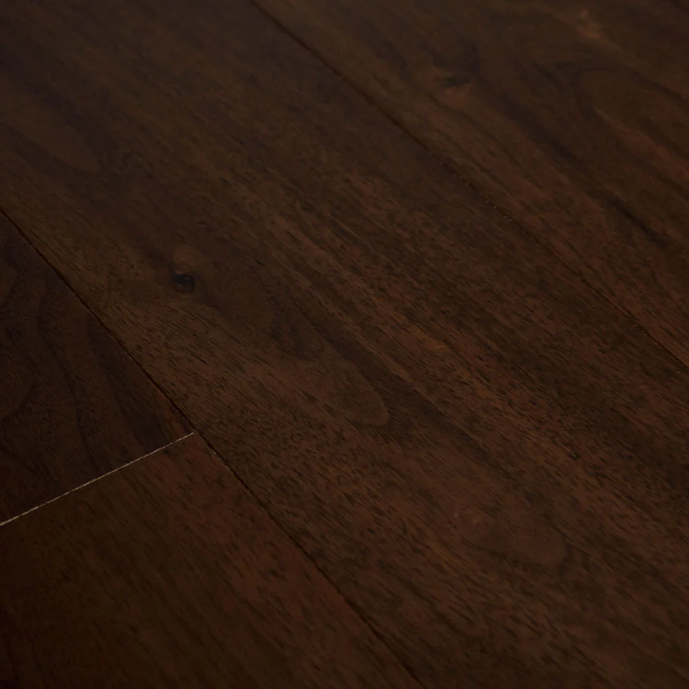 Chocolate Walnut Lacquered Real Wood Engineered HDF Flooring - Image 4