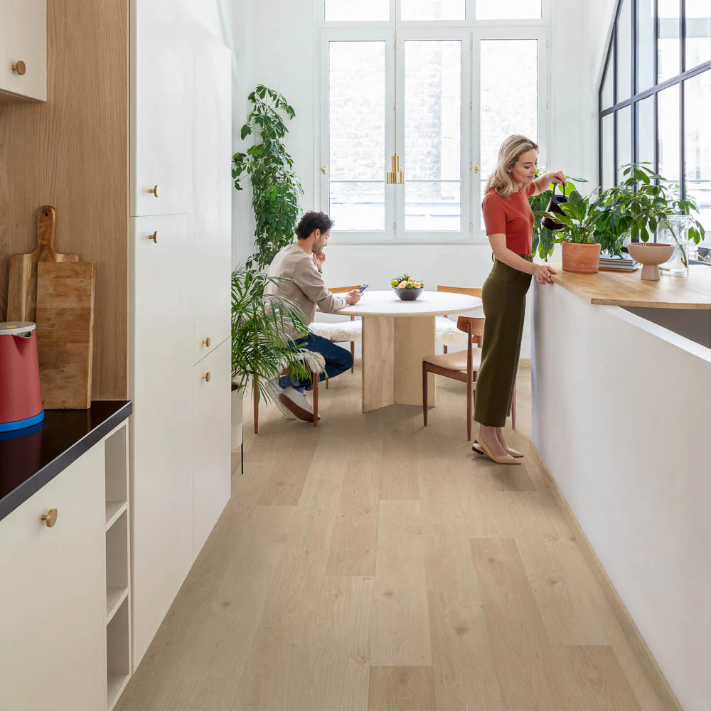 Coast Oak Sand AVSPU40322 Alpha Blos 5mm Click LVT Flooring by Quick-Step