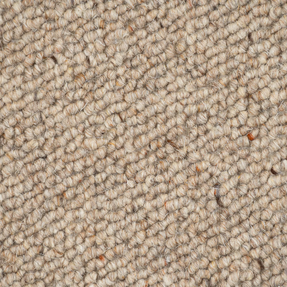 Raw Linen 820 Corsa Berber 100% Wool Carpet - Image 4