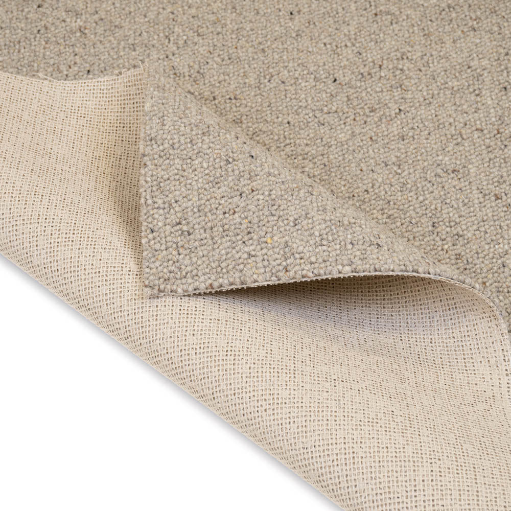 Ash Grey 920 Corsa Berber 100% Wool Carpet - Image 5
