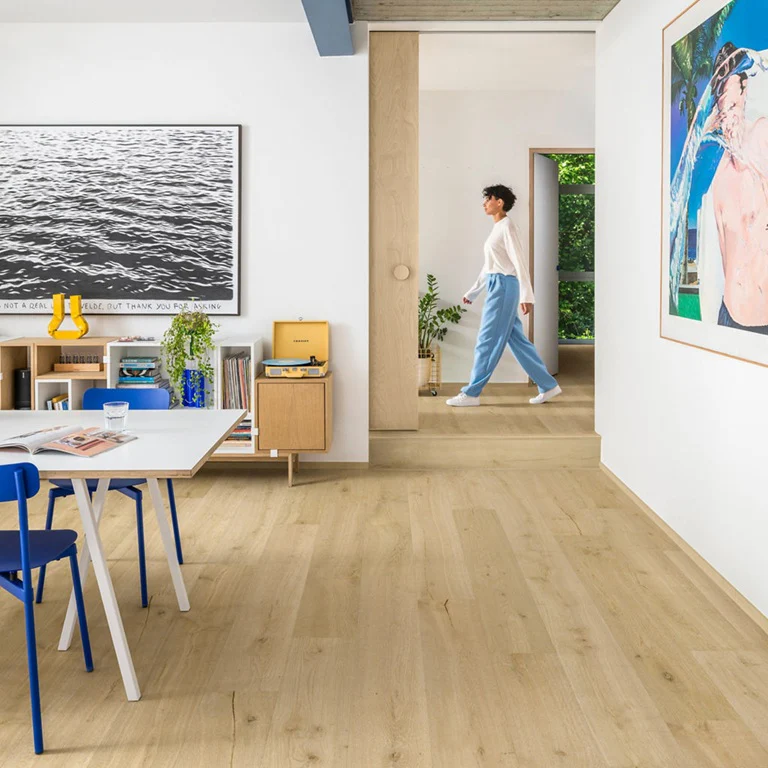 Cotton Oak IM8254 Impressive 8mm Laminate Flooring by Quick-Step