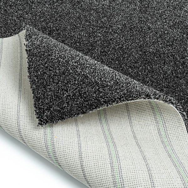 Dark Grey Lakeland Luxury Saxony Carpet - Image 5