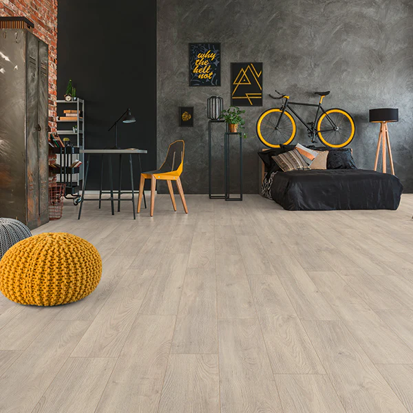 Elba Oak Titanium M1230 Kronotex Robusto Villa 12mm Laminate Flooring