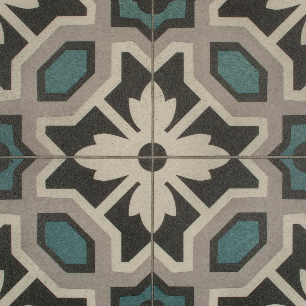 Eleanor 696 Atlantic Tile Vinyl Flooring - Image 3