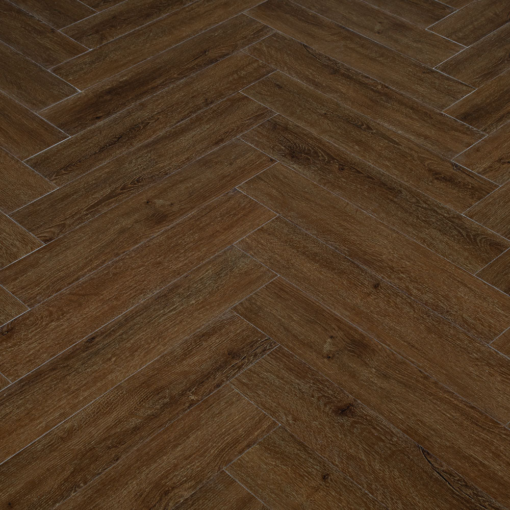 Espresso Oak Prestige Herringbone 6mm SPC Click LVT Flooring - Image 5