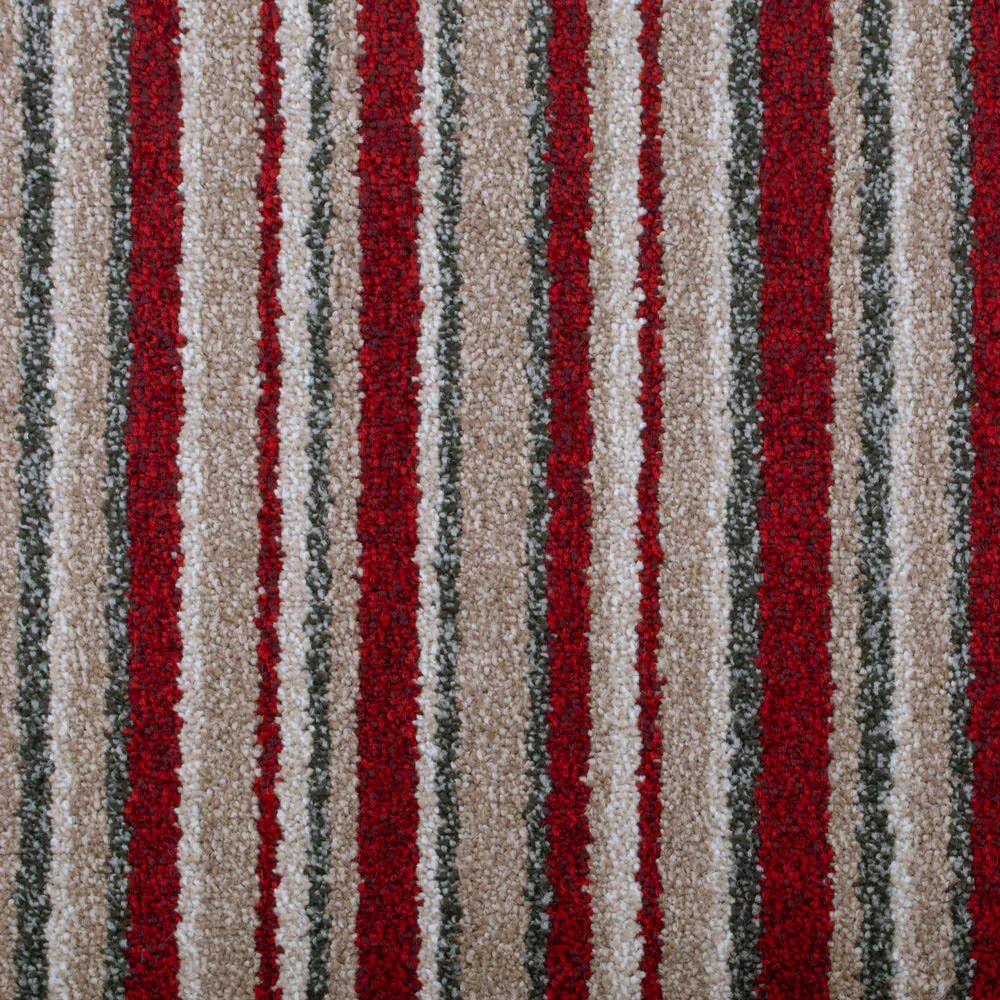 Fire Line 14 Striped More Noble Saxony Collection Feltback Carpet - Image 4