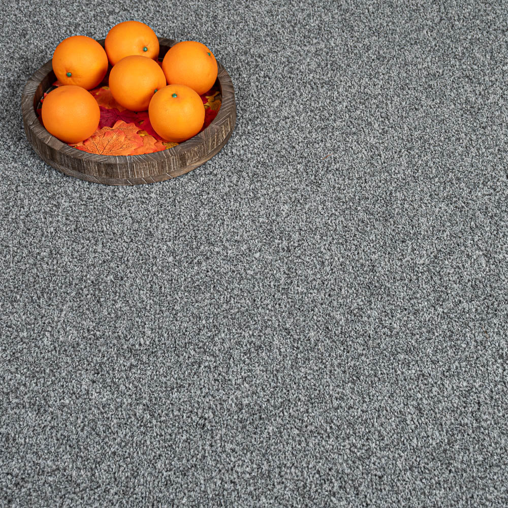 Flint Grey 995 Splendid Heathers Saxony Actionback Carpet Clearance