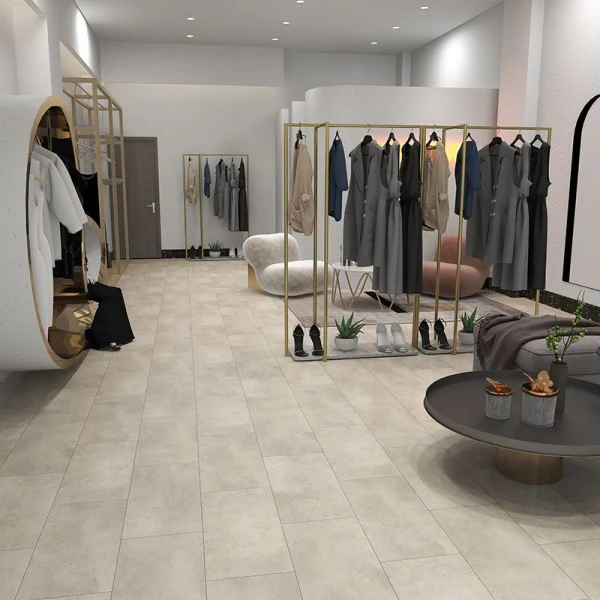 Flint Grey Adelaide Tile 5.2mm SPC Click LVT Flooring - Image 2