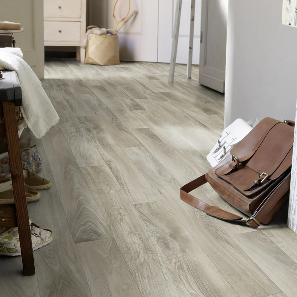 French Oak Grege Goliath 450 Vinyl Flooring by Tarkett Clearance