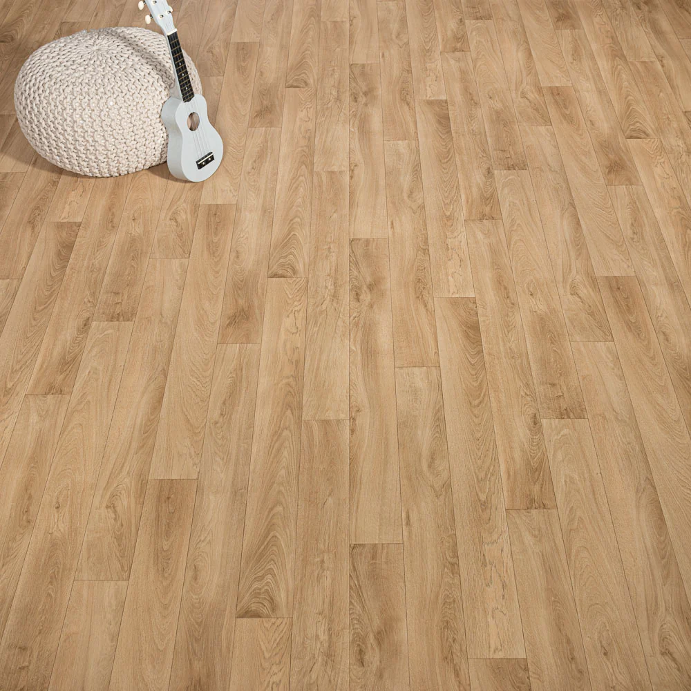 French Oak Wheat Goliath 450 Vinyl Flooring by Tarkett - Image 2