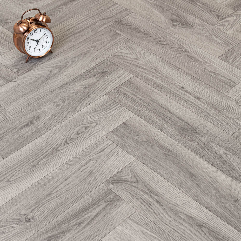 Giuliano 594 Vintage Herringbone Wood Vinyl Flooring - Image 2
