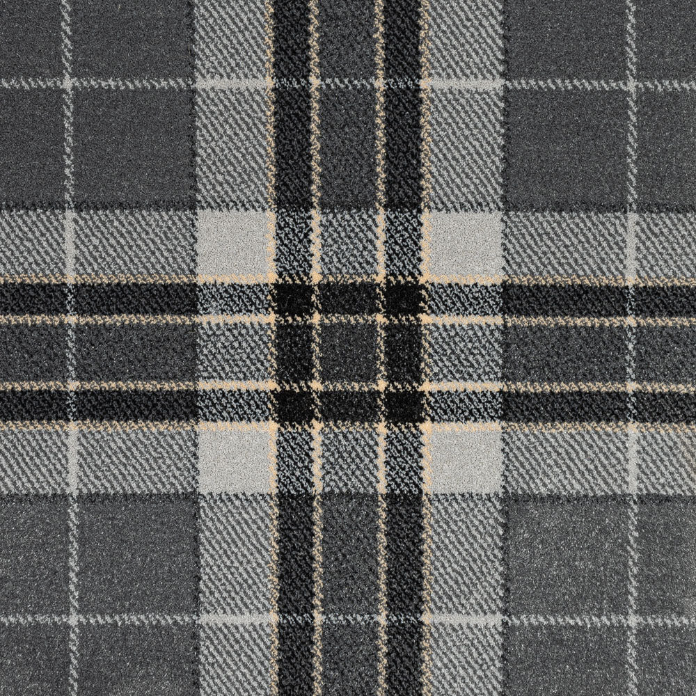 GLS Grey Midas Tartan Wilton Carpet - Image 5