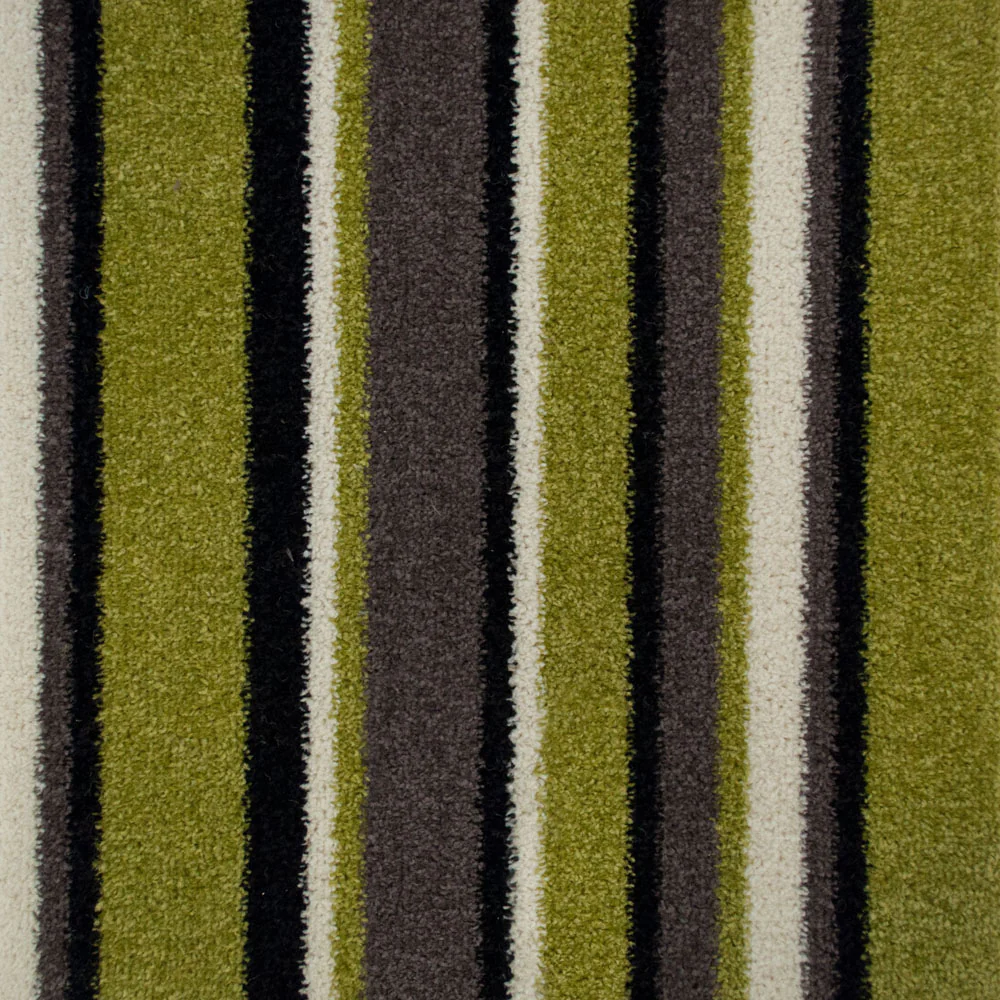 Green 480 Pop Art Striped Carpet - Image 4