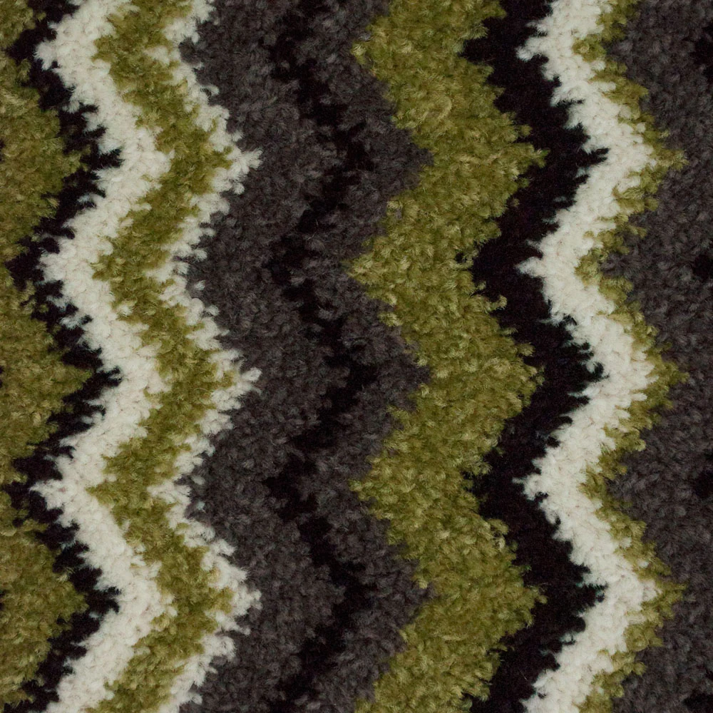 Green Zig Zag Carpet - Image 3