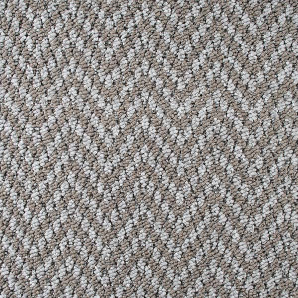 Greige Aztec Herringbone Carpet - Image 3