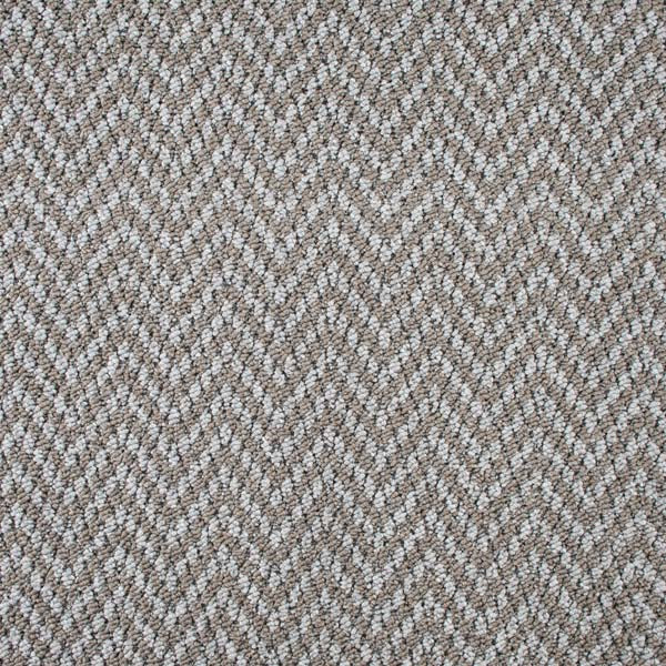 Greige Aztec Herringbone Carpet - Image 5