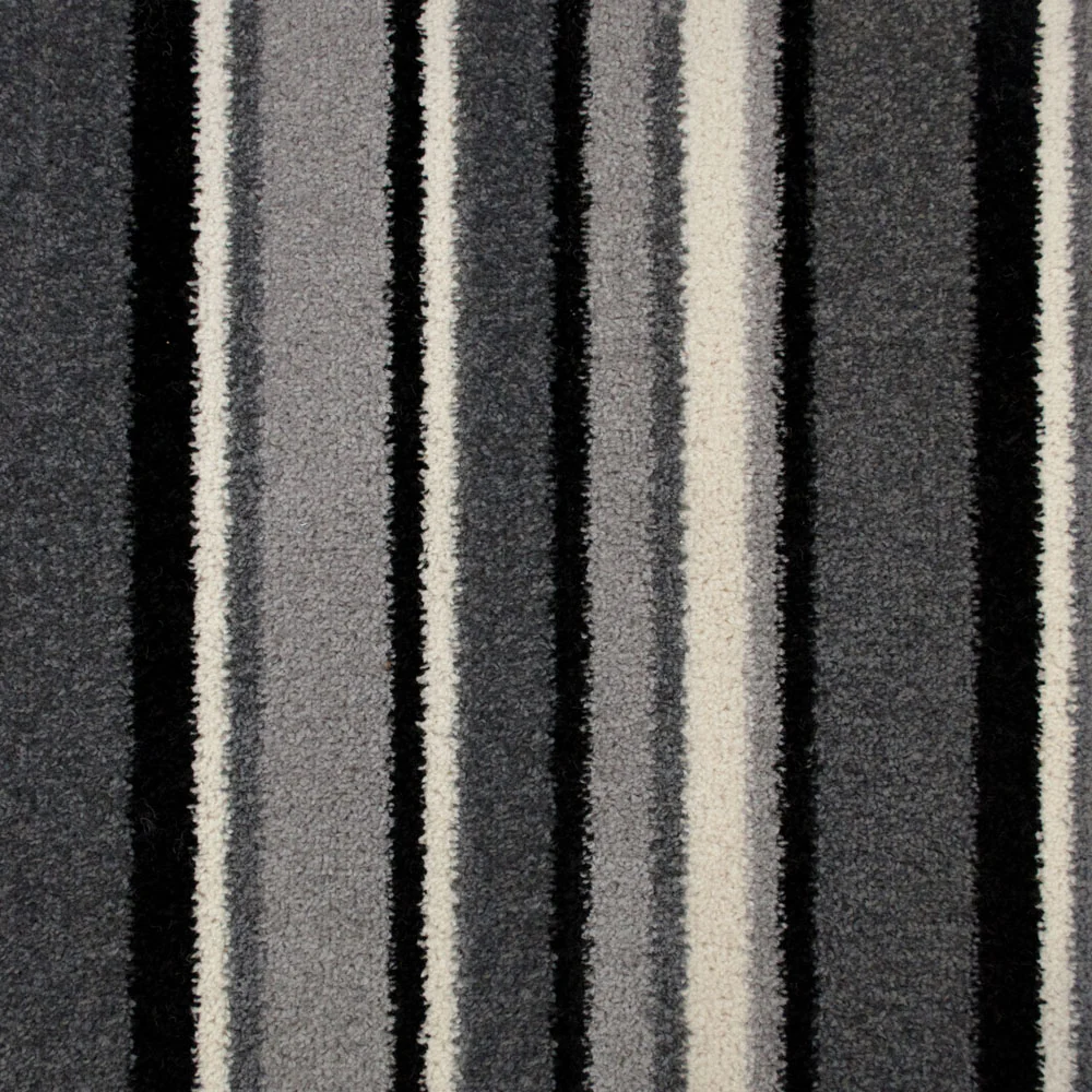 Grey 950 Pop Art Striped Carpet - Image 4