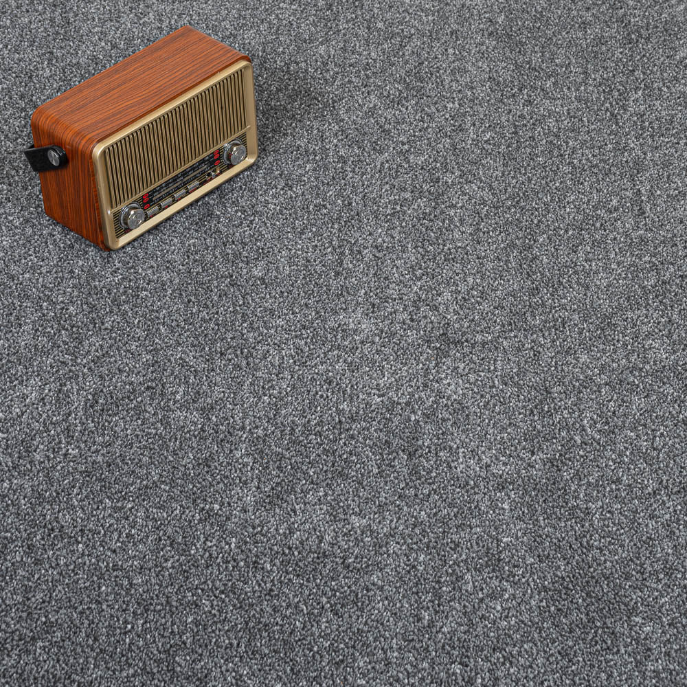 Grey Astra Saxony Carpet - Image 2