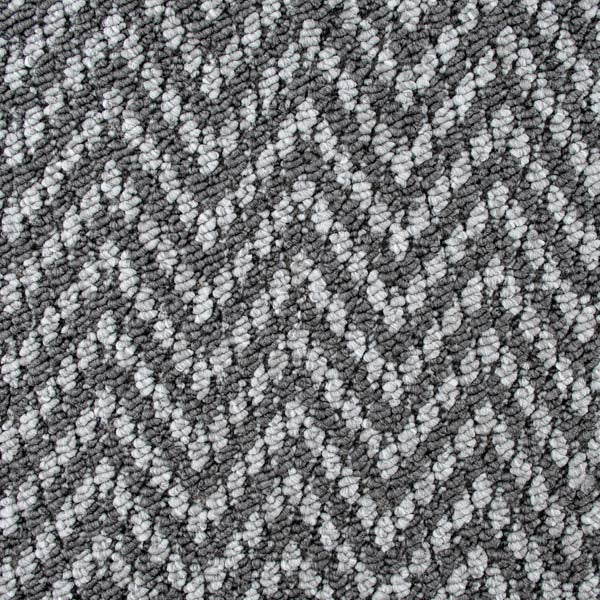 Grey Aztec Herringbone Carpet - Image 4