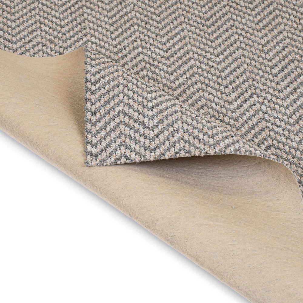 Grey Beige 2023 Chile Herringbone Loop Carpet - Image 4