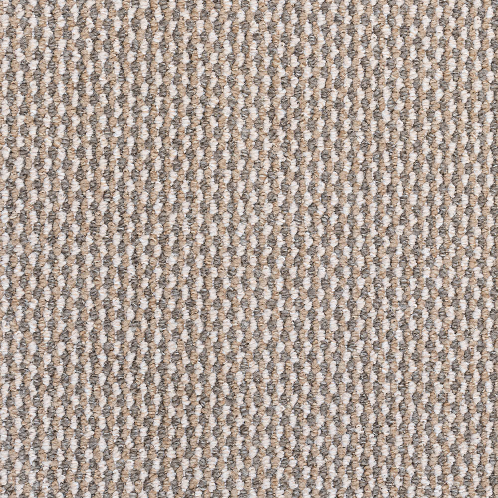 Grey Beige Richmond Loop Feltback Carpet - Image 2