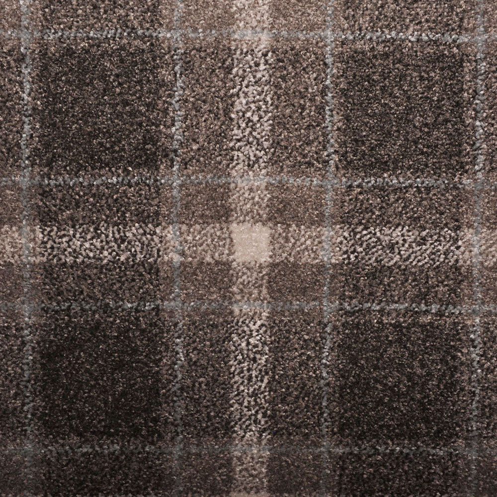 Grey Blue Dali Tartan Carpet - Image 2