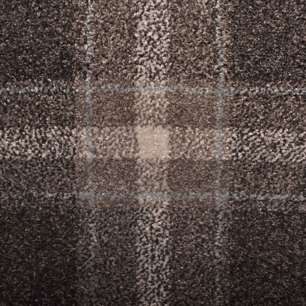 Grey Blue Dali Tartan Carpet - Image 3