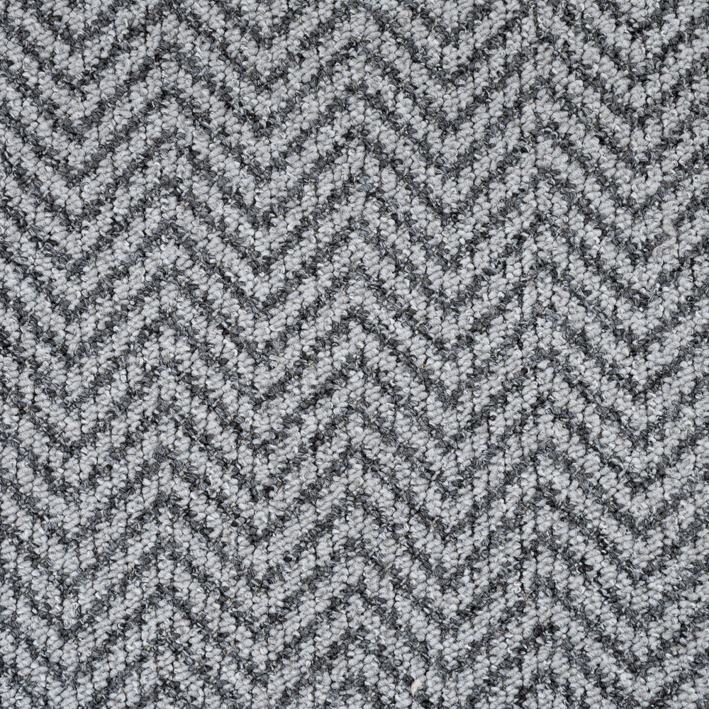 Grey 2026 Chile Herringbone Loop Carpet - Image 3