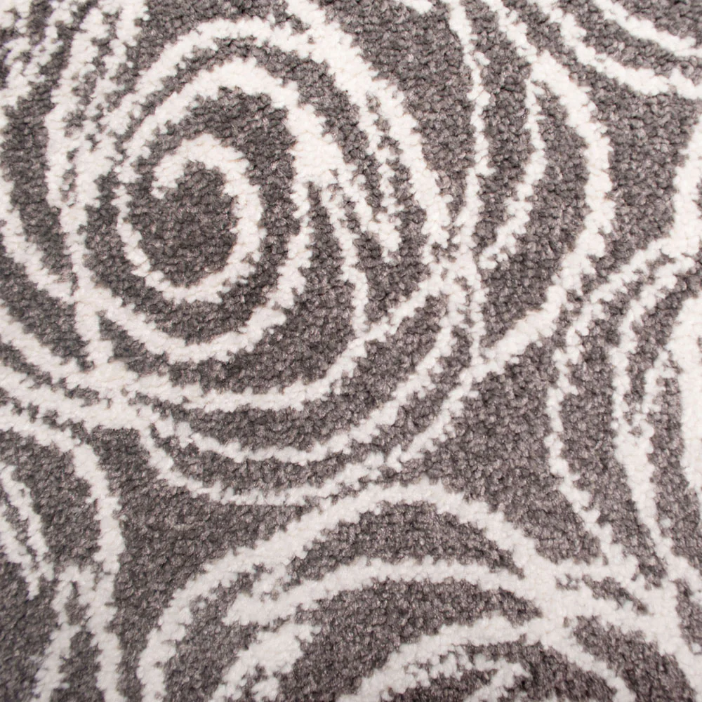 Grey Cream Rose Castle Wilton Carpet - Image 3