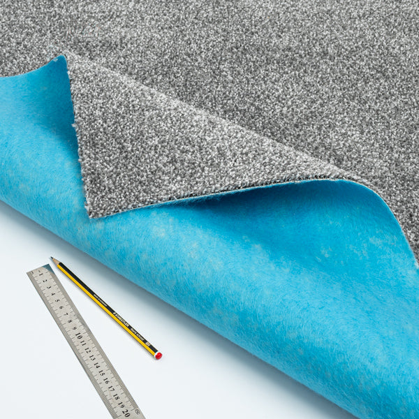 Grey Miro Saxony Feltback Carpet - Image 5