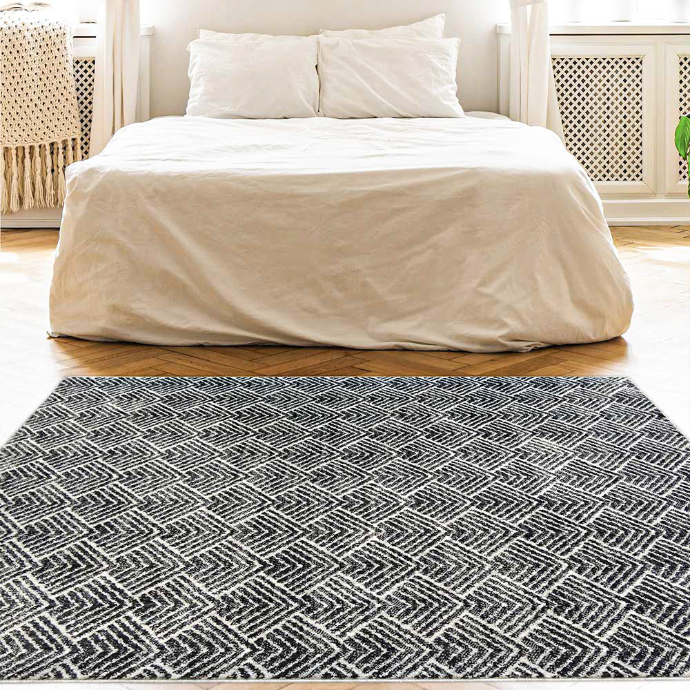 Grey Scales Capella Patterned Rug - Image 2